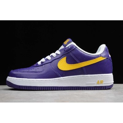 Nike Air Force 1 Koyu Mor / Altın Kaykay Ayakkabı Türkiye - 7IPVEQLK